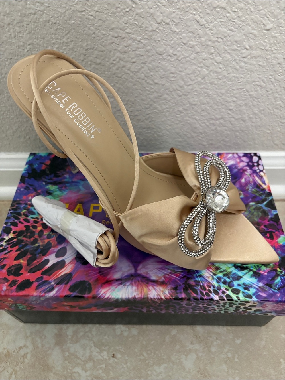 Satin Pointed Heels
